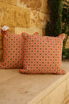 orange cushions