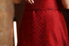 Diamond Motif Silk Dress- فستان حريري